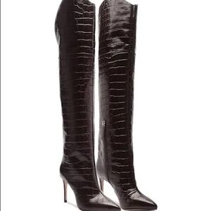 SCHUTZ Black Over the Knee Boots